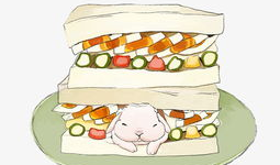 卡通三明治系列短视频,趣味美食短视频盛宴